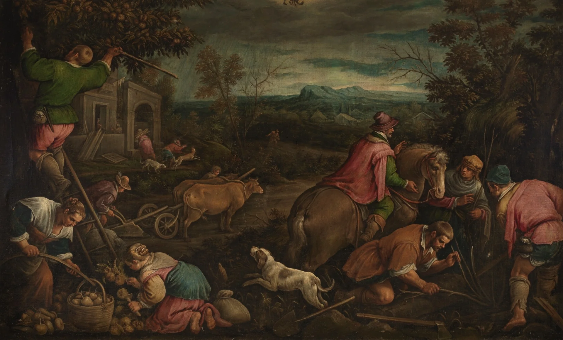October (Scorpio), detail