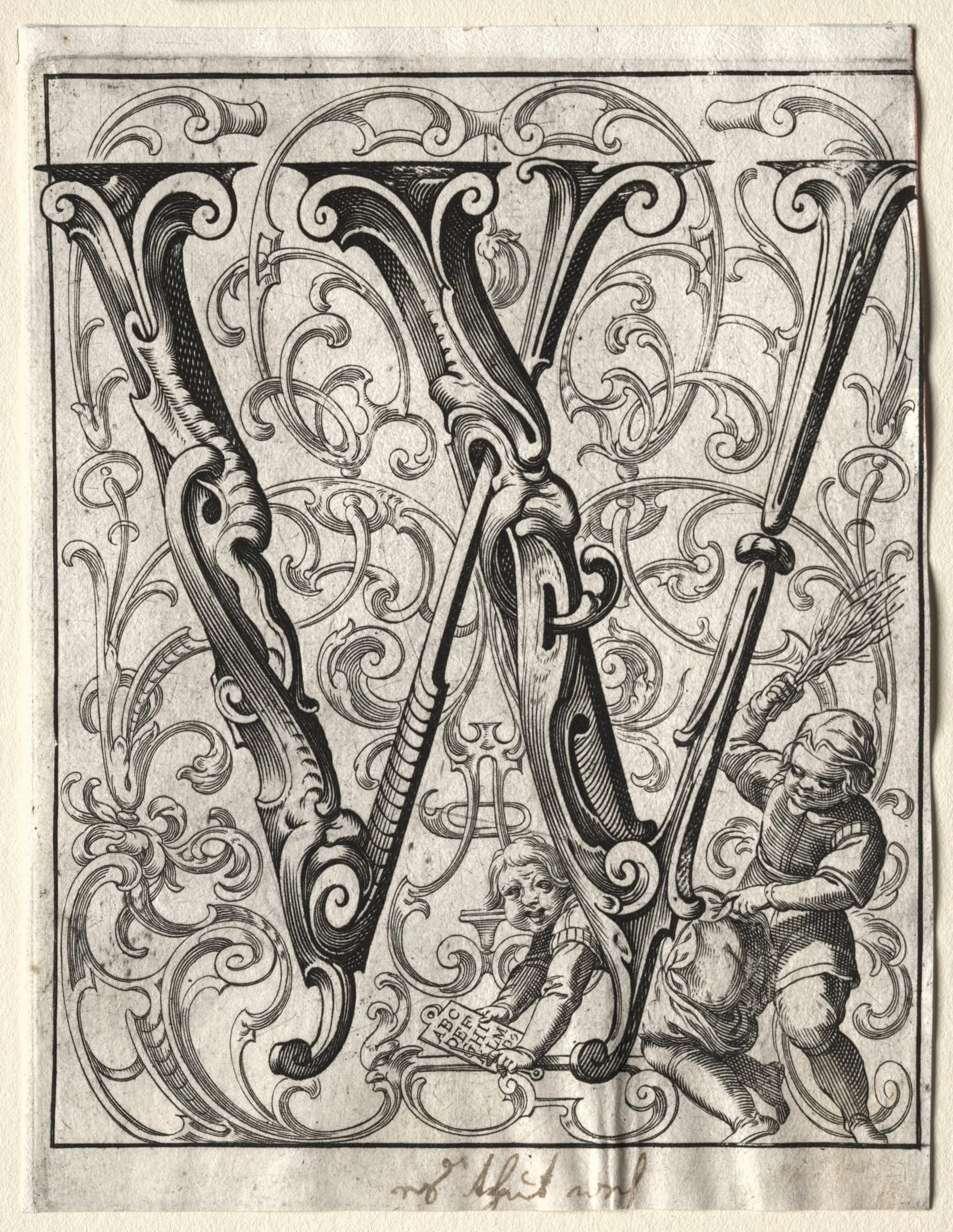 New ABC Booklet: W, detail