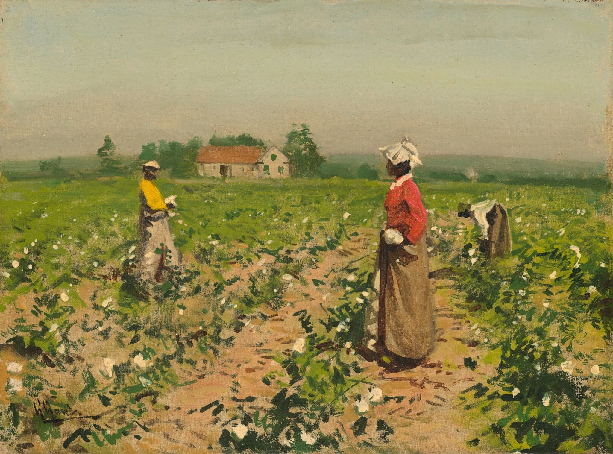 Picking Cotton, detail