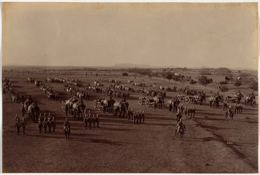 Elephant Battery on Parade, detail
