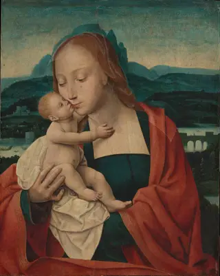 Virgin and Child, by Master of the Mansi Magdalen, oil, 1520