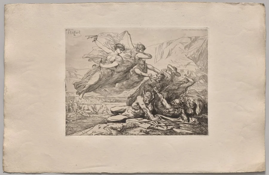 Justice, Vengence, and Truth, detail