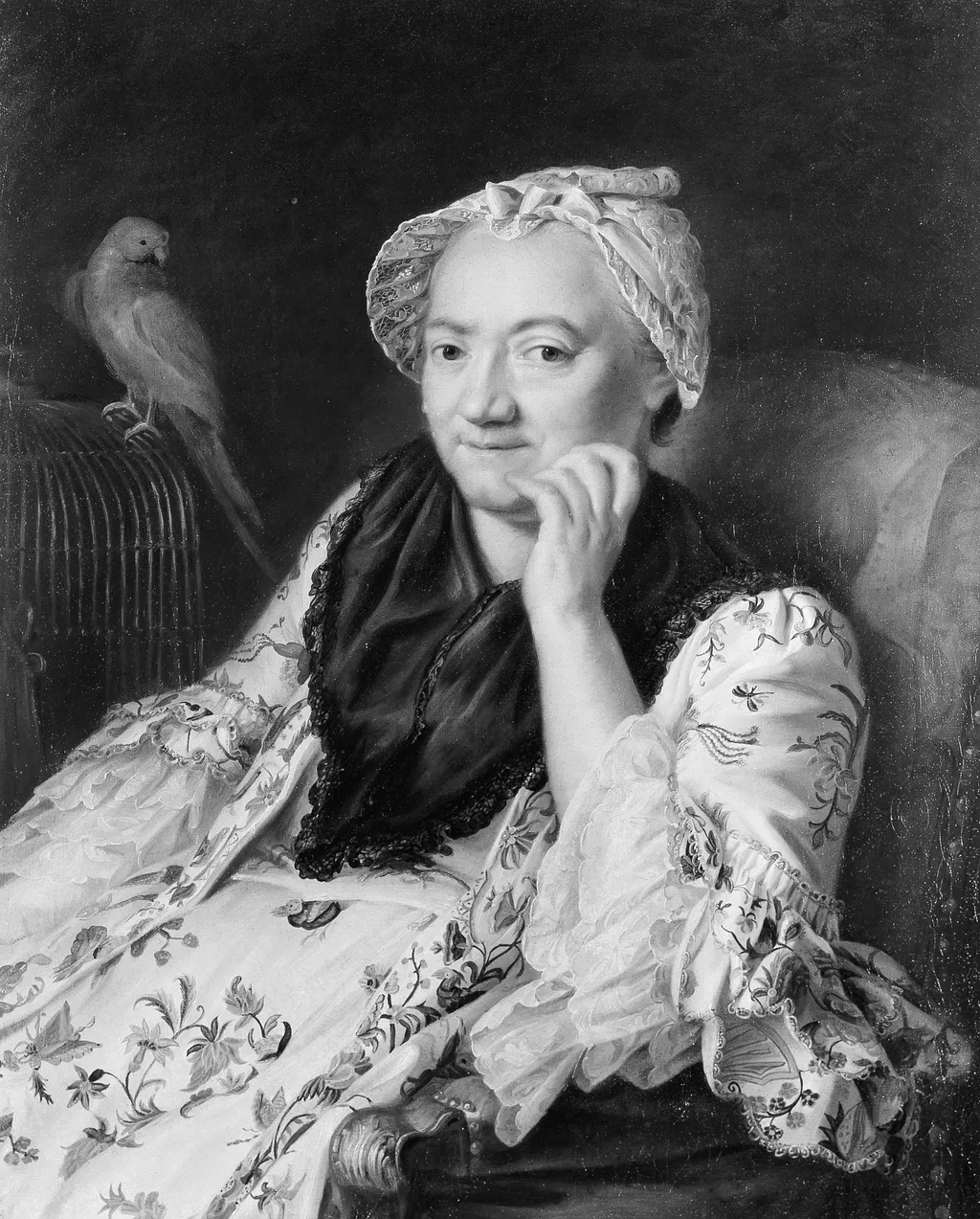Portrait of a Woman, by Johann Nikolaus Grooth, oil, 1750