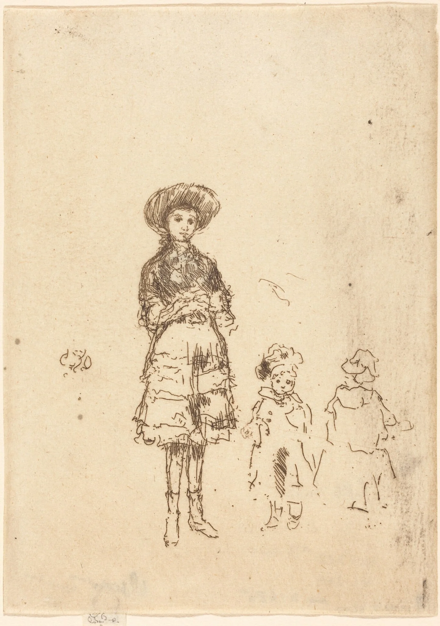 The Little Nurse, detail