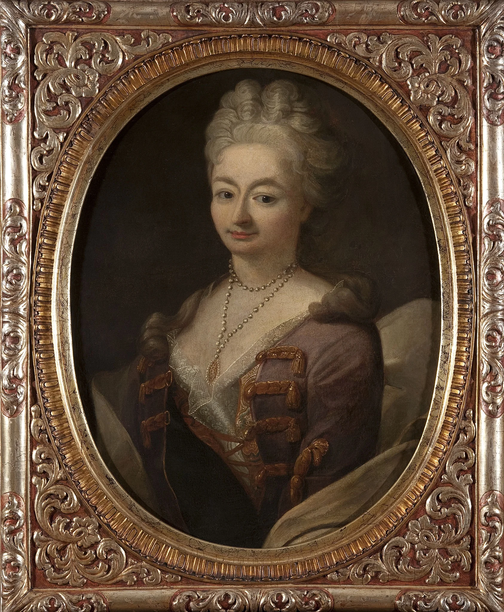 Portrait of Katarzyna Leszczyńska née Opalińska (1680–1747), detail