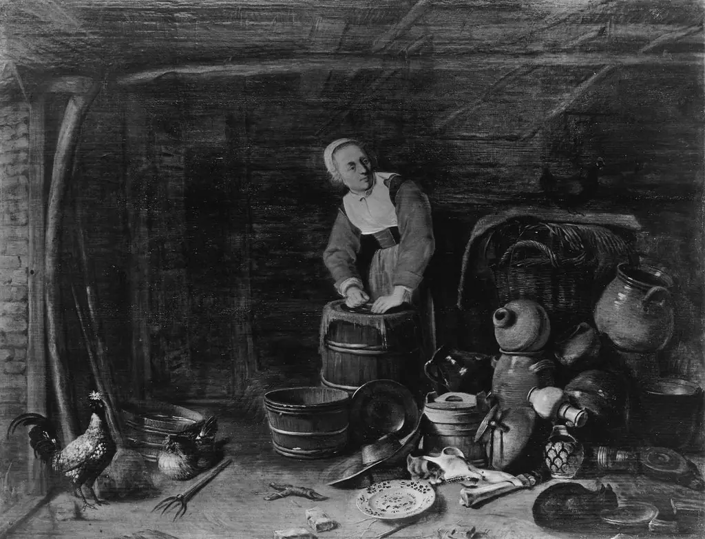 The Housekeeper, by Hendrik Martenszoon Sorgh, unspecified, 1656
