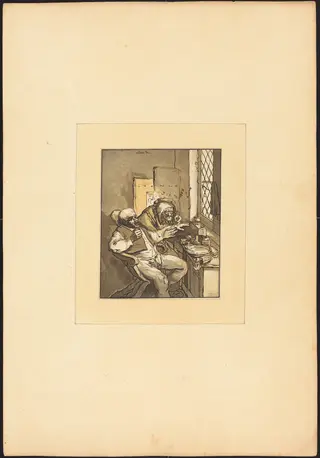 Village Surgeon, by Maria Catharina Prestel, ink, 1784