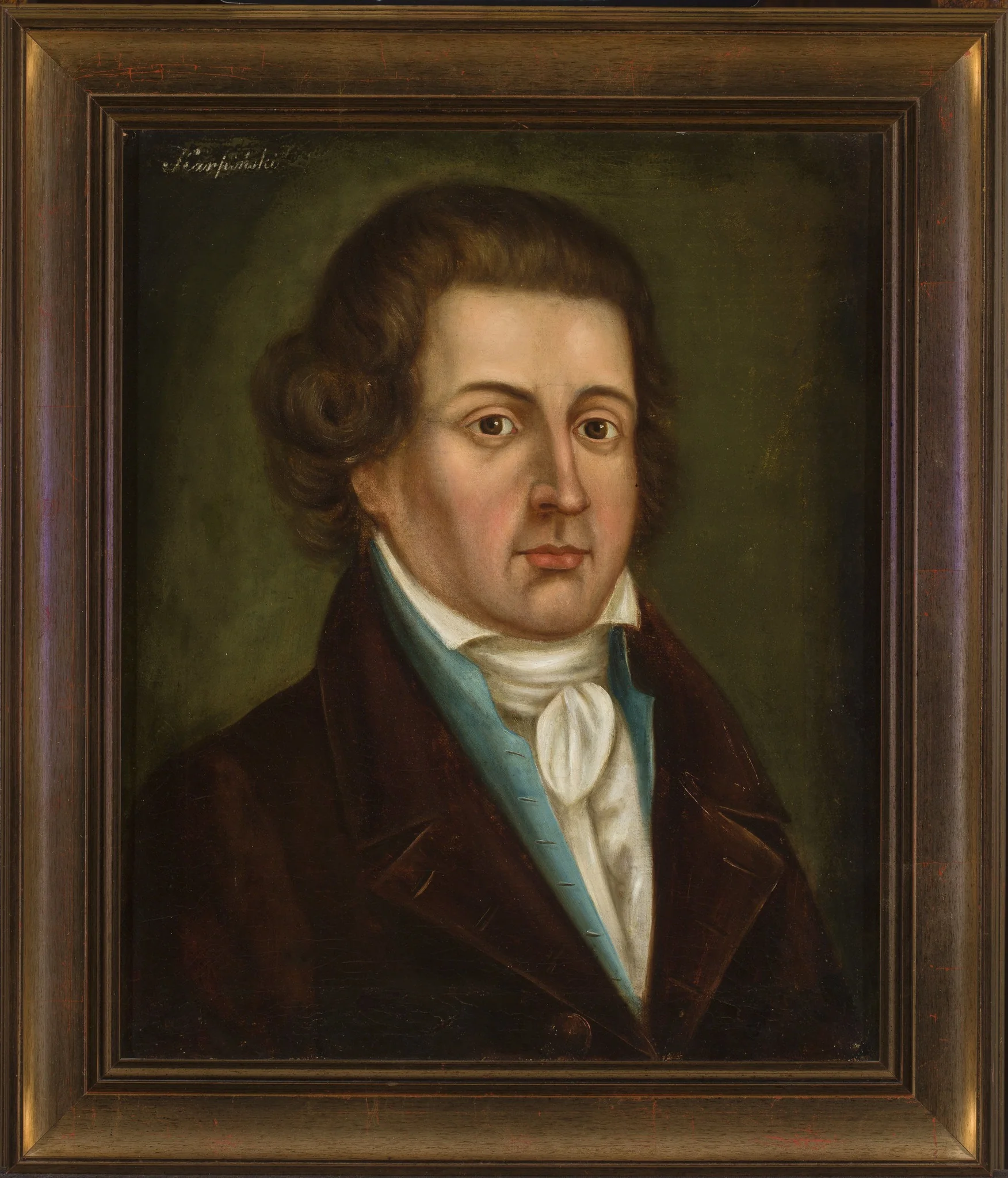 Portrait of Franciszek Karpiński (1741–1825), poet, detail