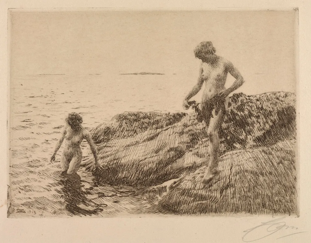 Seaward Skerries, by Anders Zorn, 1913