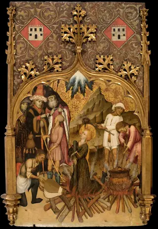 Martyrdom of Saint Lucy, by Bernat Martorell, unspecified, 1435