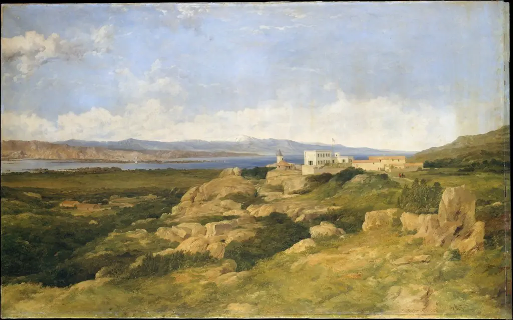 General Garibaldi's Residence at Caprera, by Frederick Richard Lee, oil, 1865