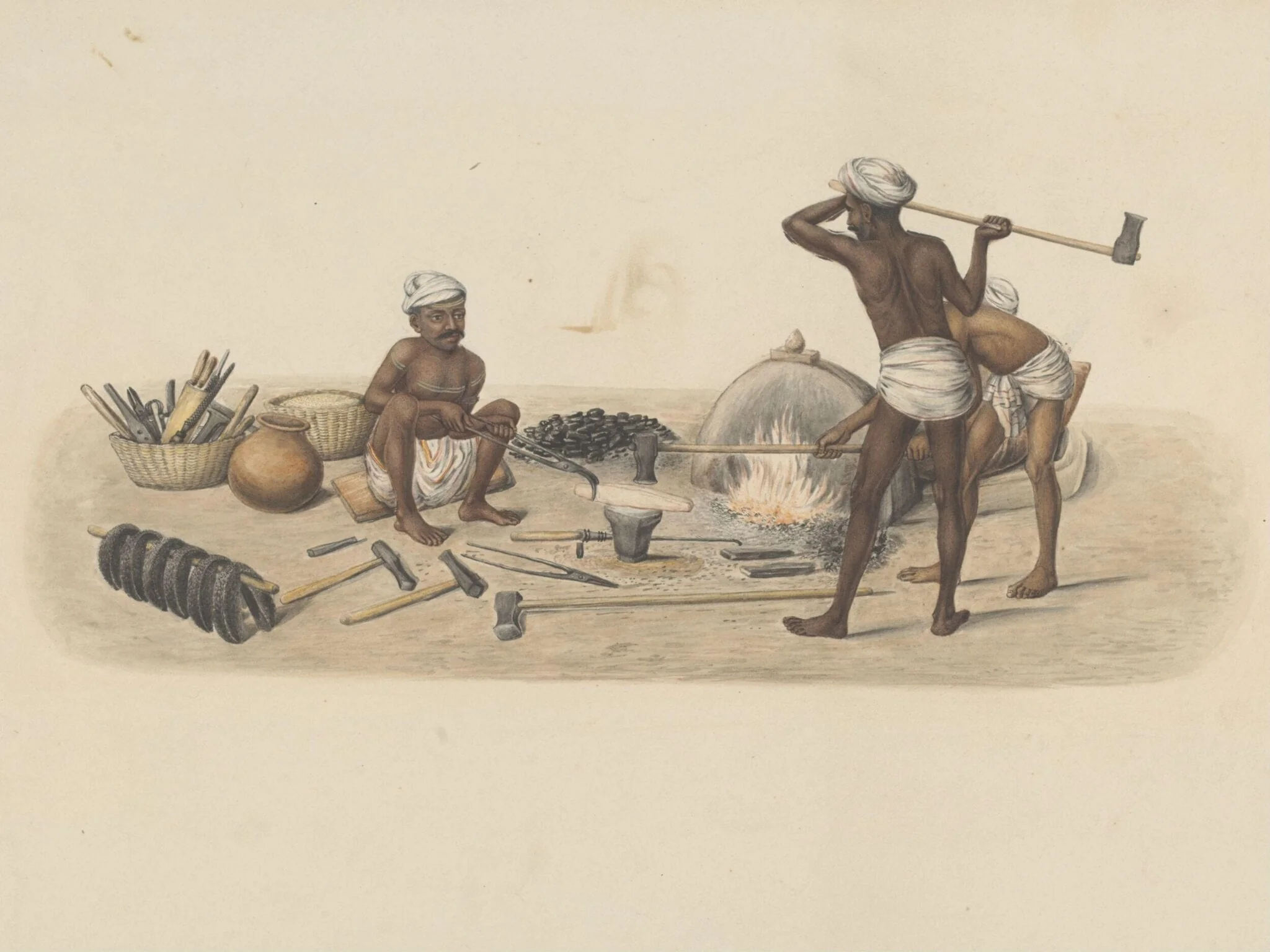 Blacksmith, detail