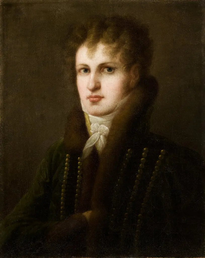 Portrait of Włodzimierz Potocki, by Józef Brodowski the Elder, oil, 1812