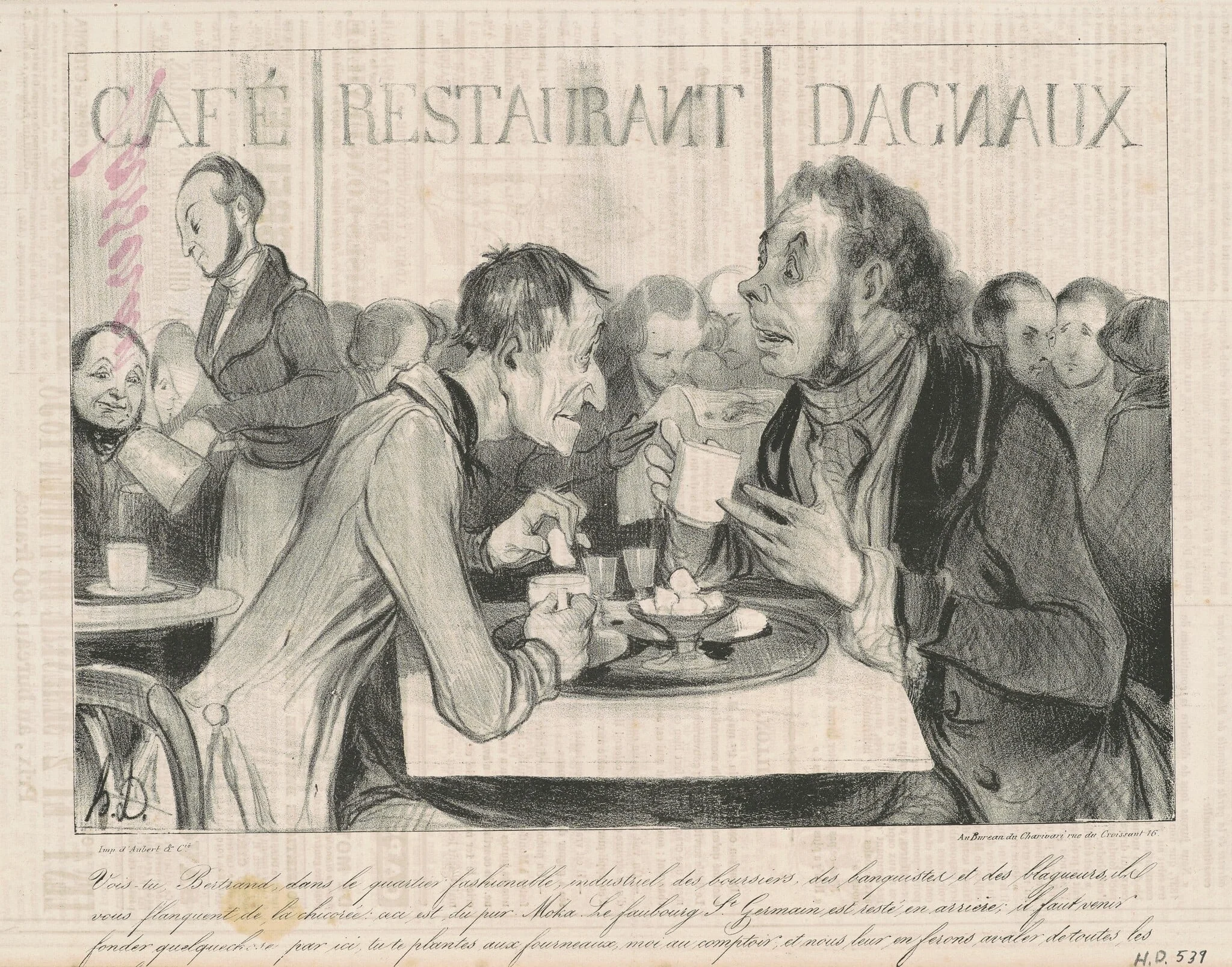 Vois-tu Bertrand..., detail