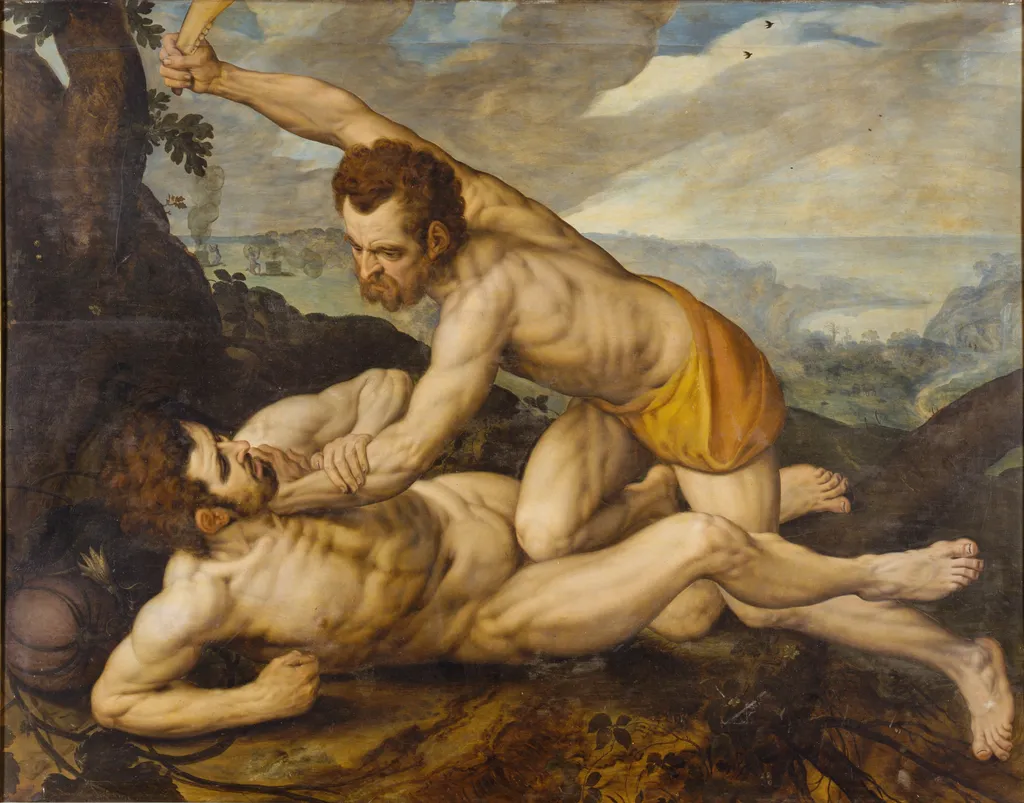 Cain and Abel, by Frans Floris, unspecified, 1550