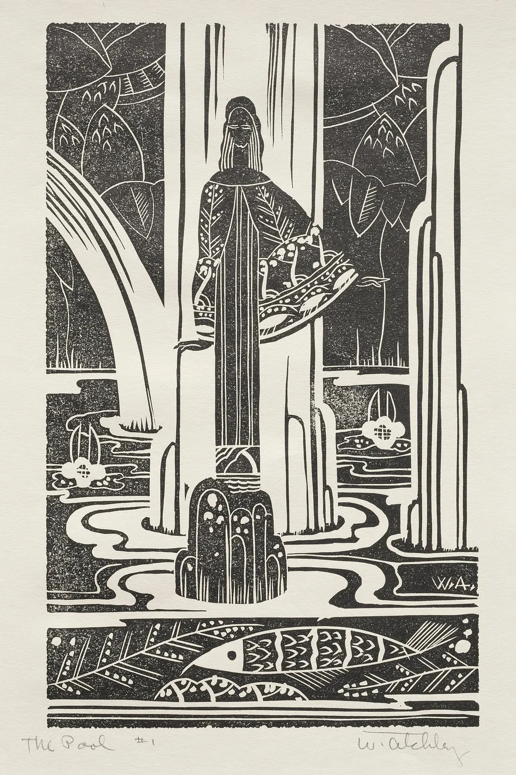 The Pool, by Whitney Atchley, 1930