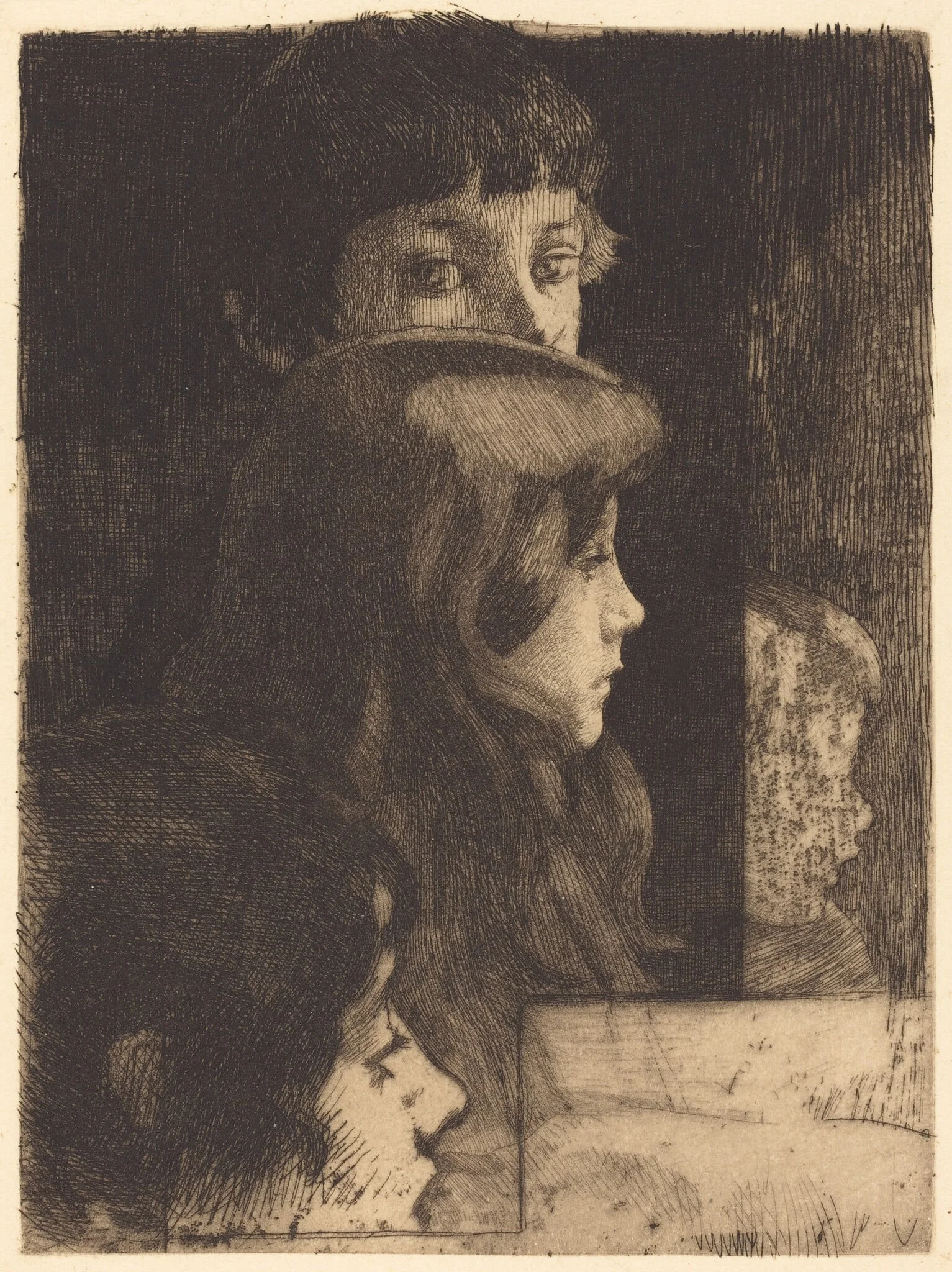 A Family (Une famille), detail