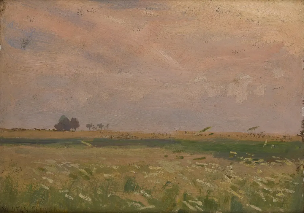 Fields near Bronowice, by Jan Stanisławski, unspecified, 1902