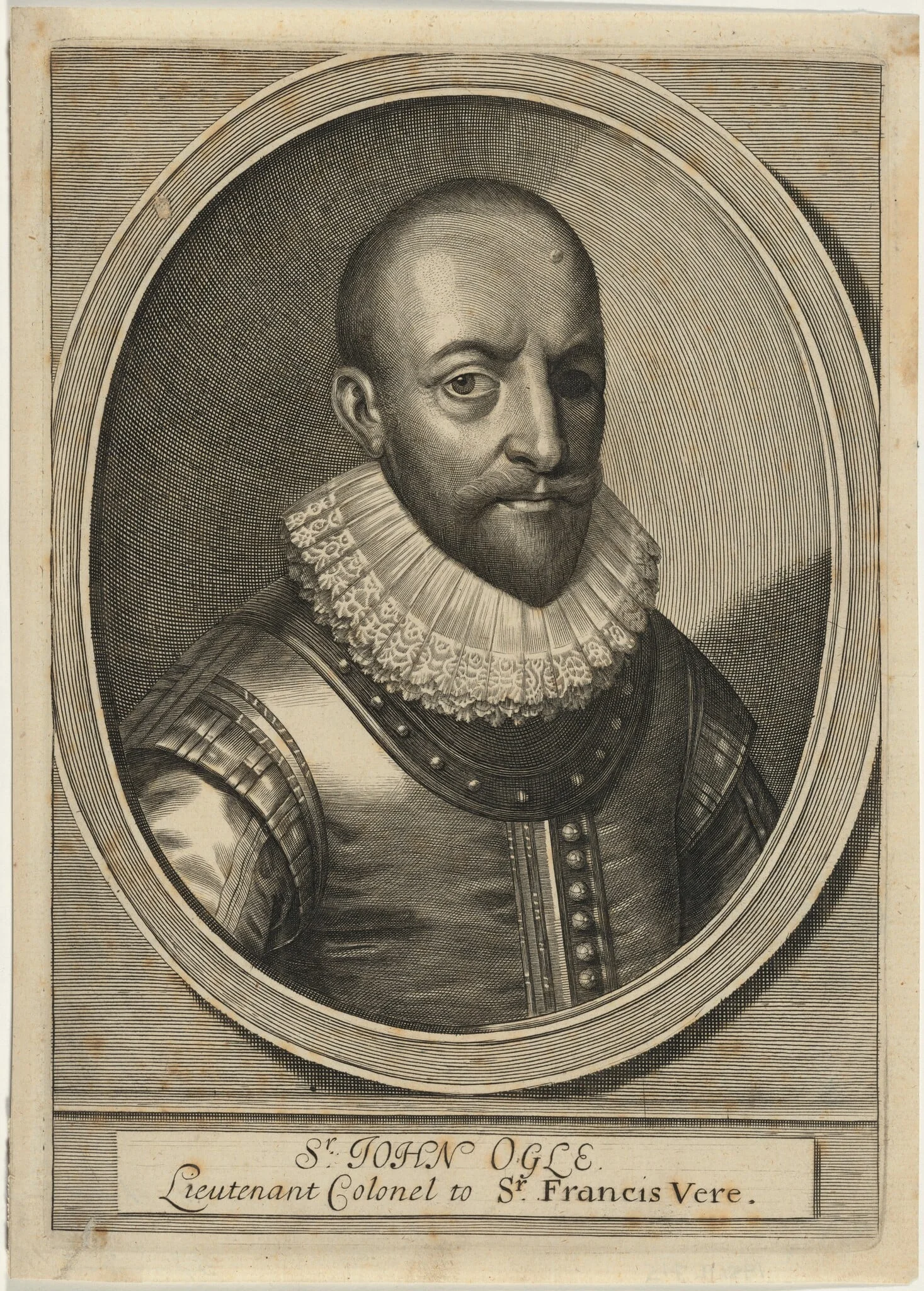Sir John Ogle, detail