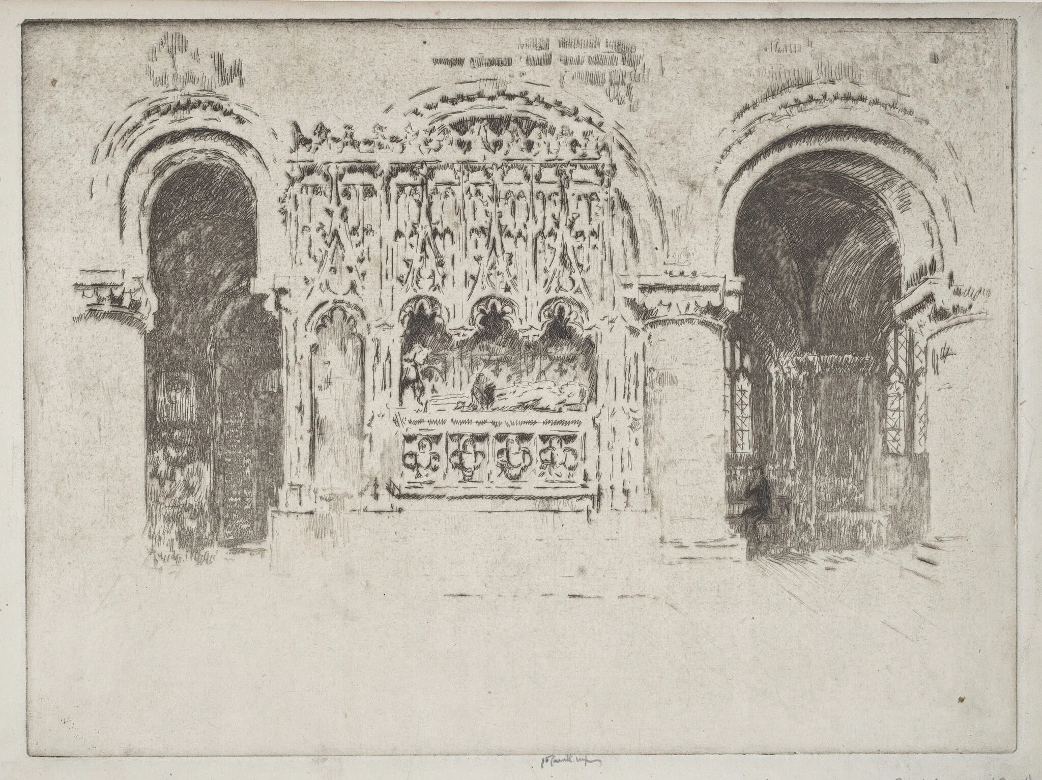 The Founder's Tomb, Church of Saint Bartholomew the Great, detail