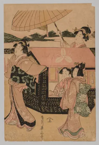 No Title, by Kikukawa Eizan, 1828