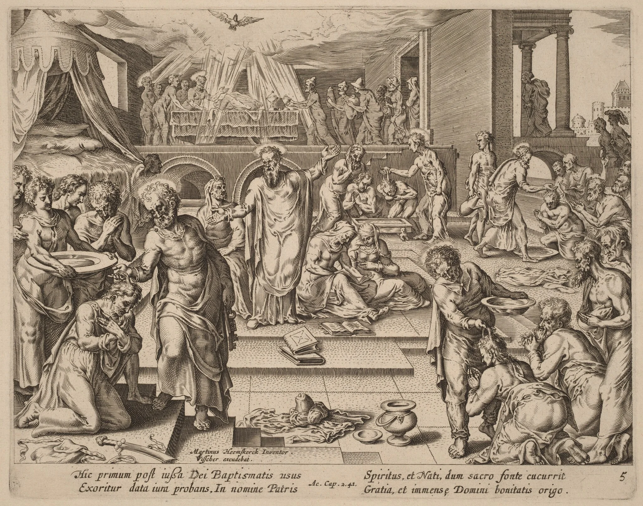 Many are Baptized, detail