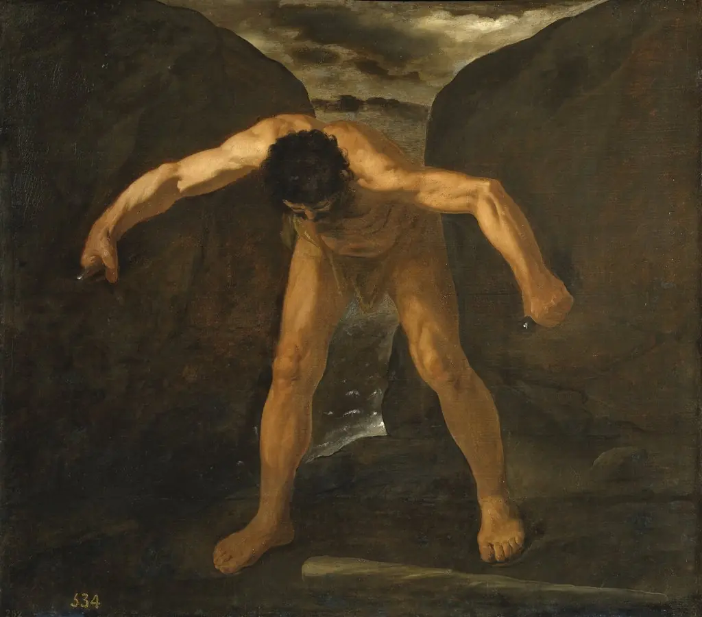 Hercules Separates Mounts Calpe and Abylla, by Francisco de Zurbarán, oil, 1634
