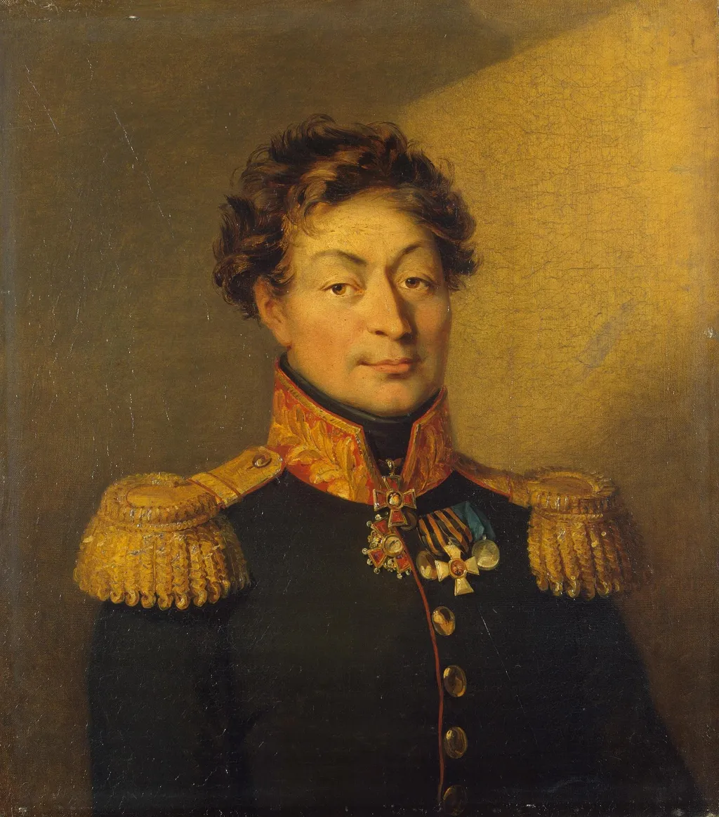 Portrait of Mikhail M. Volkov (1776-1820), by George Dawe, oil, 1822