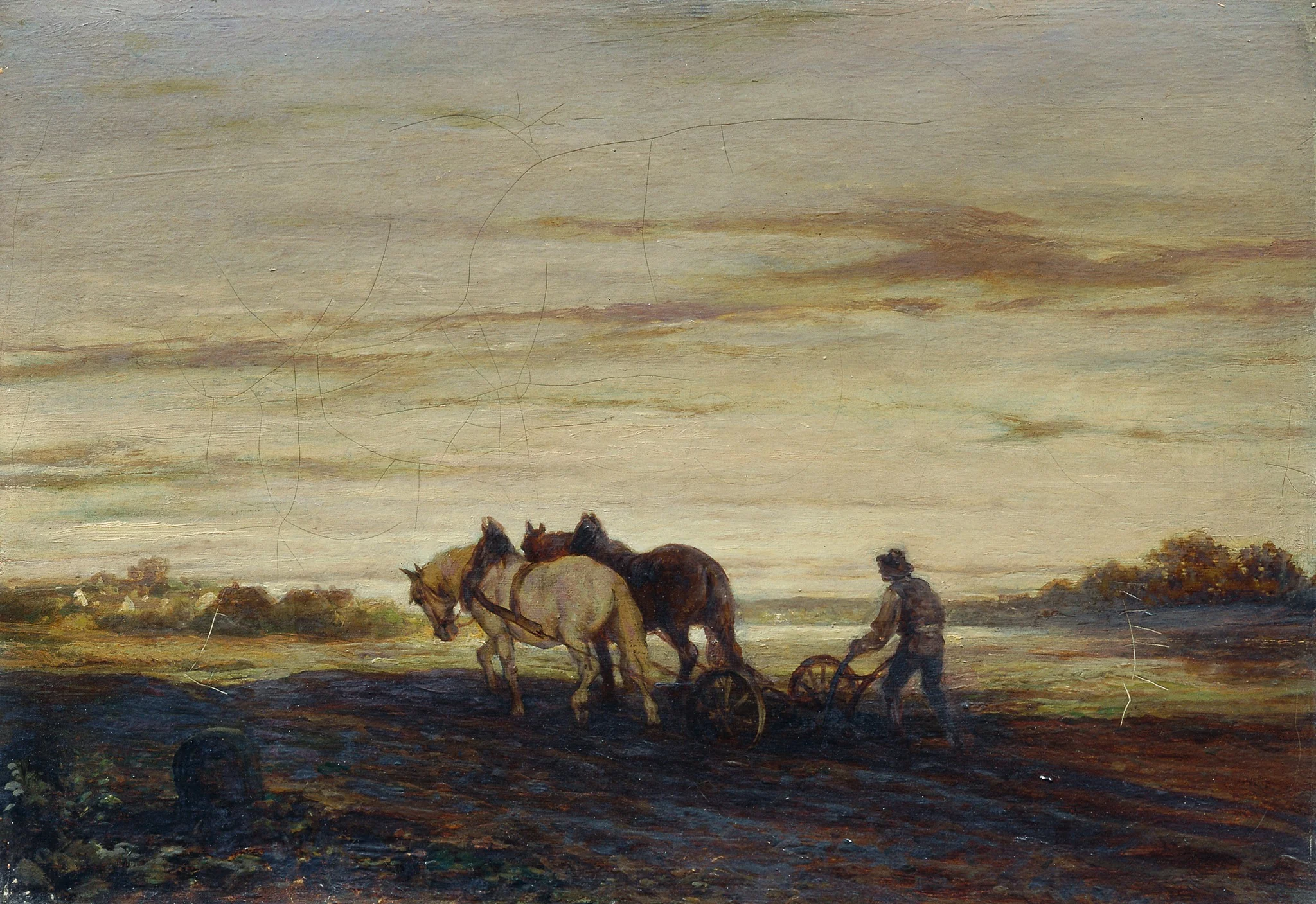 The Ploughman, detail