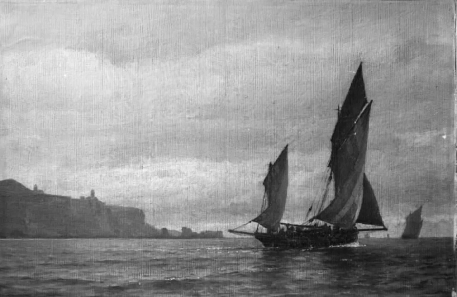 Fiskerbåde ved en Kyst, detail