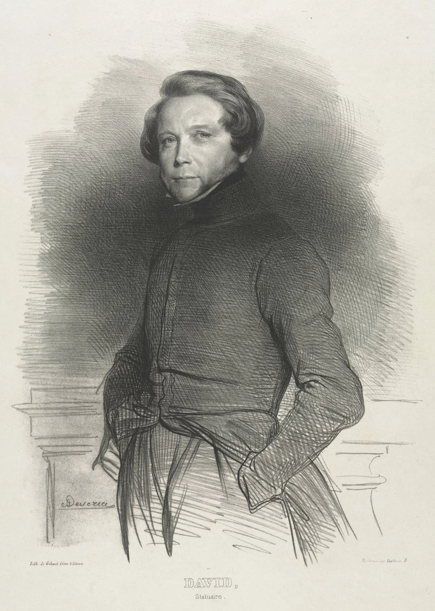 Pierre Jean David, called David d'Angers, detail
