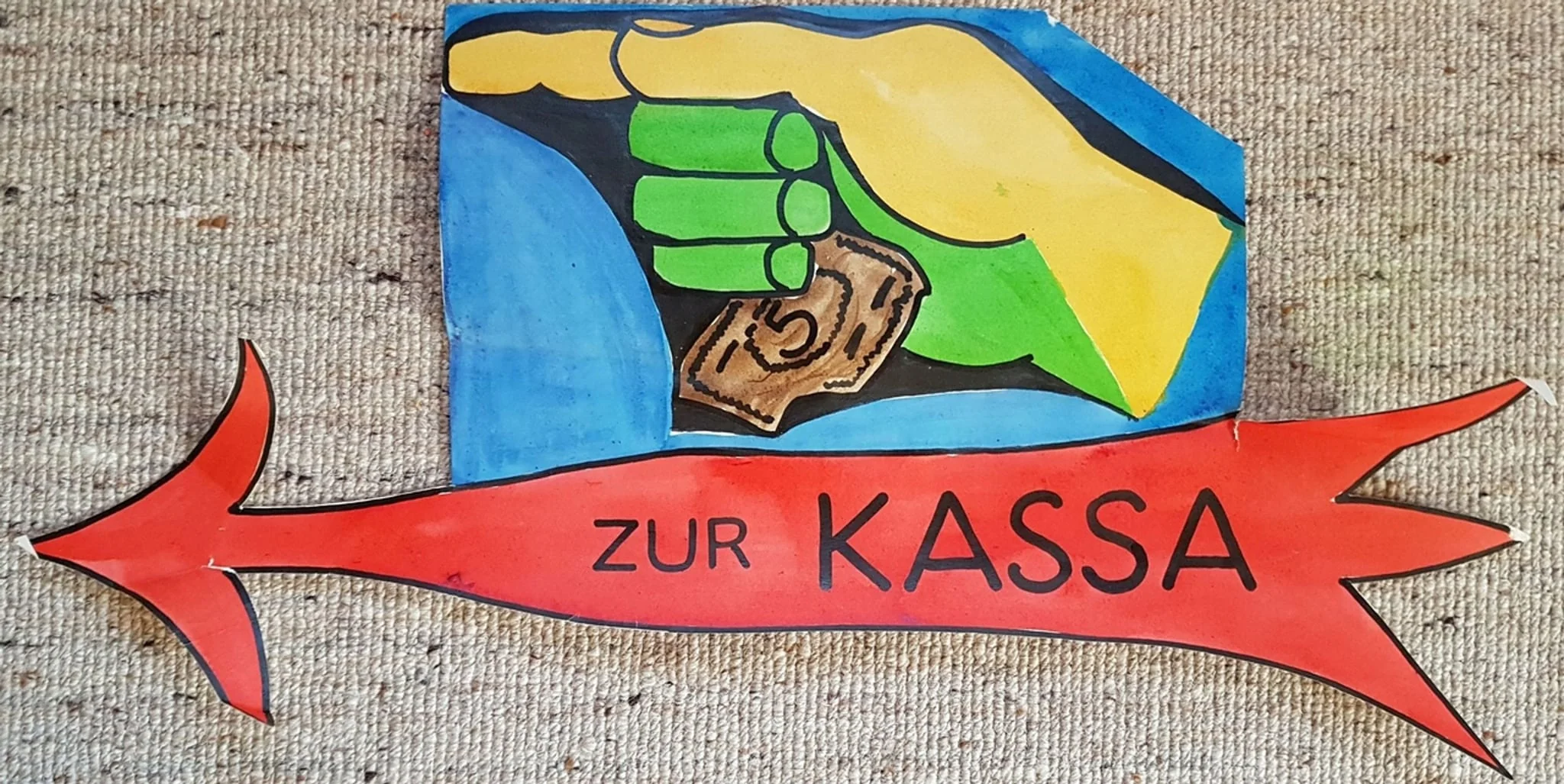 Fasnachtshelge "Zur Kassa", detail