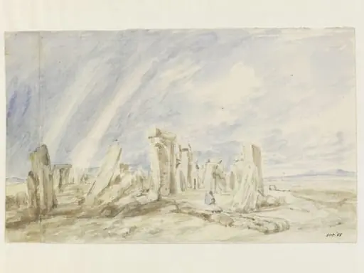 Stonehenge, by John Constable, watercolor, 1836