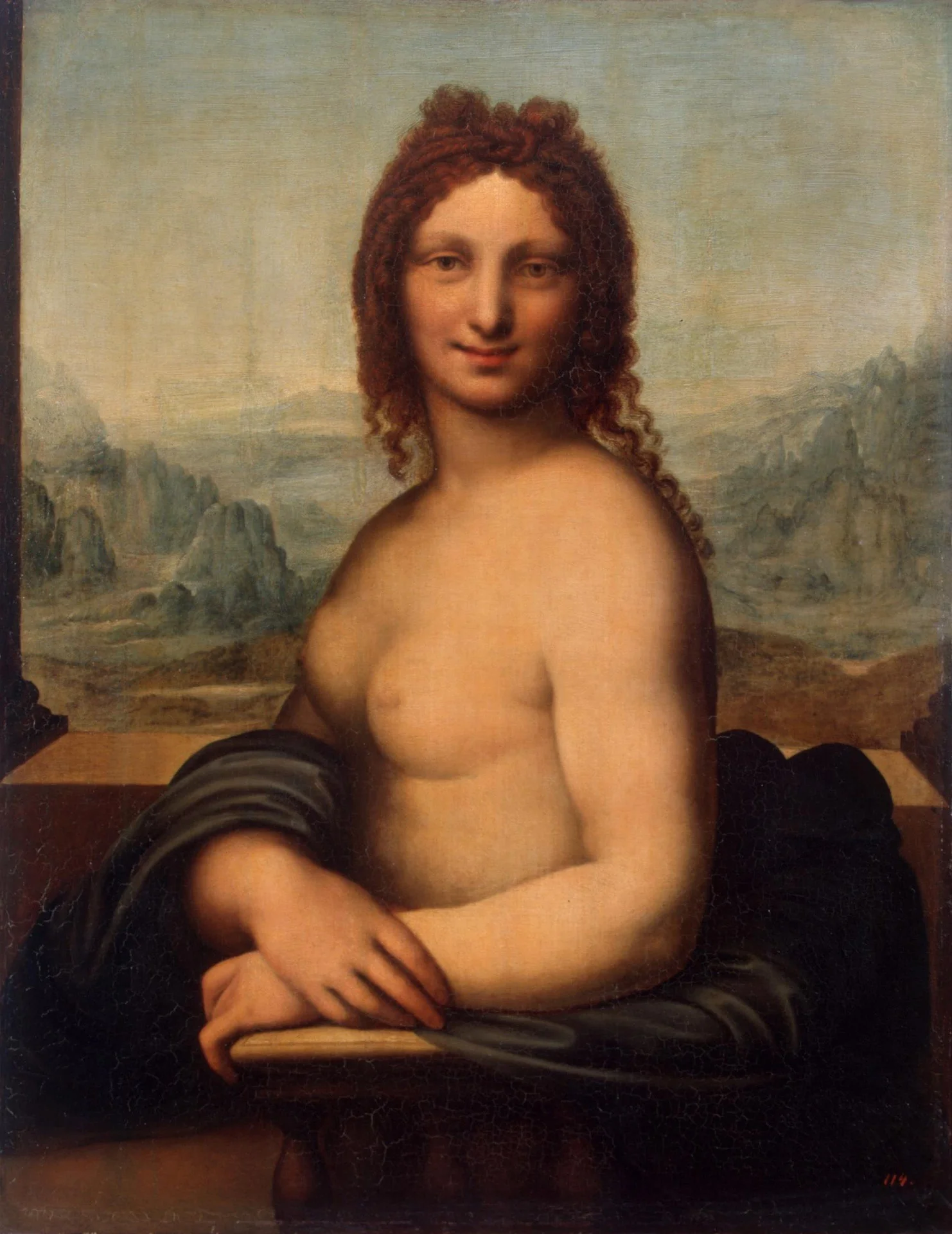 Nude Woman, detail