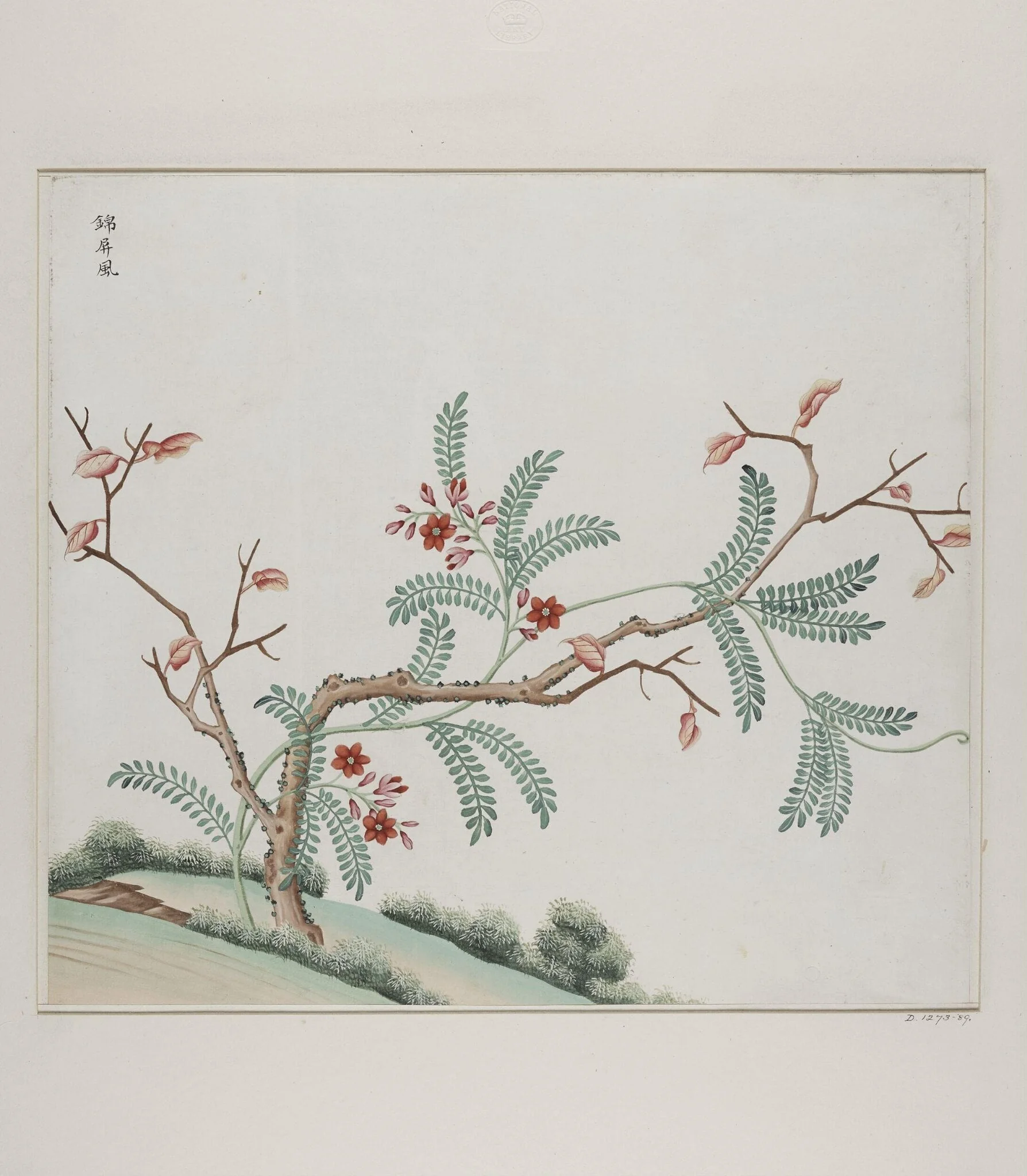 Jin pin feng, detail
