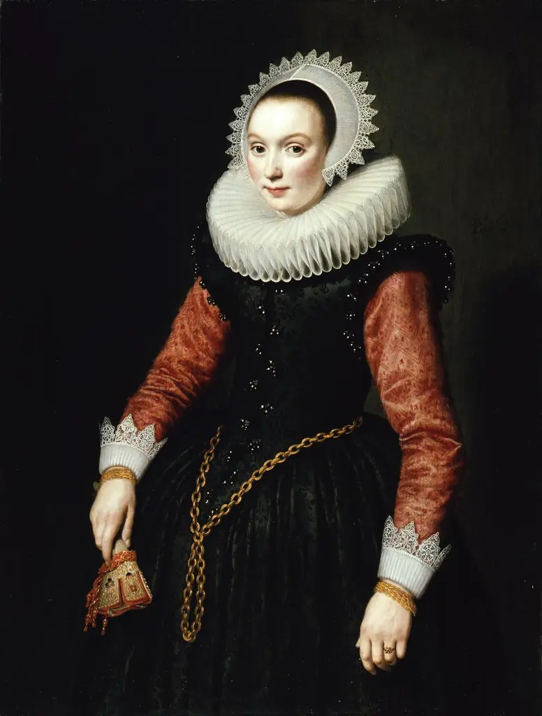 Portrait of a Lady, by Michiel Jansz van Mierevelt, paint, 1619