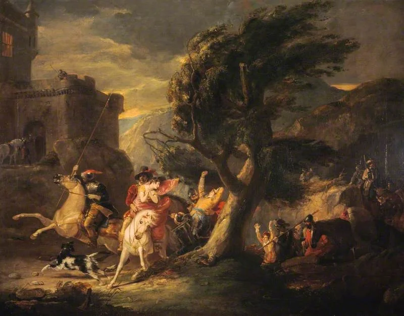 Return from a Foray, detail
