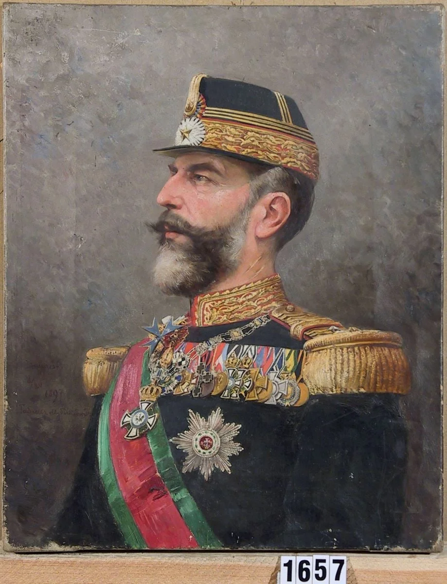 Regele Carol I, detail