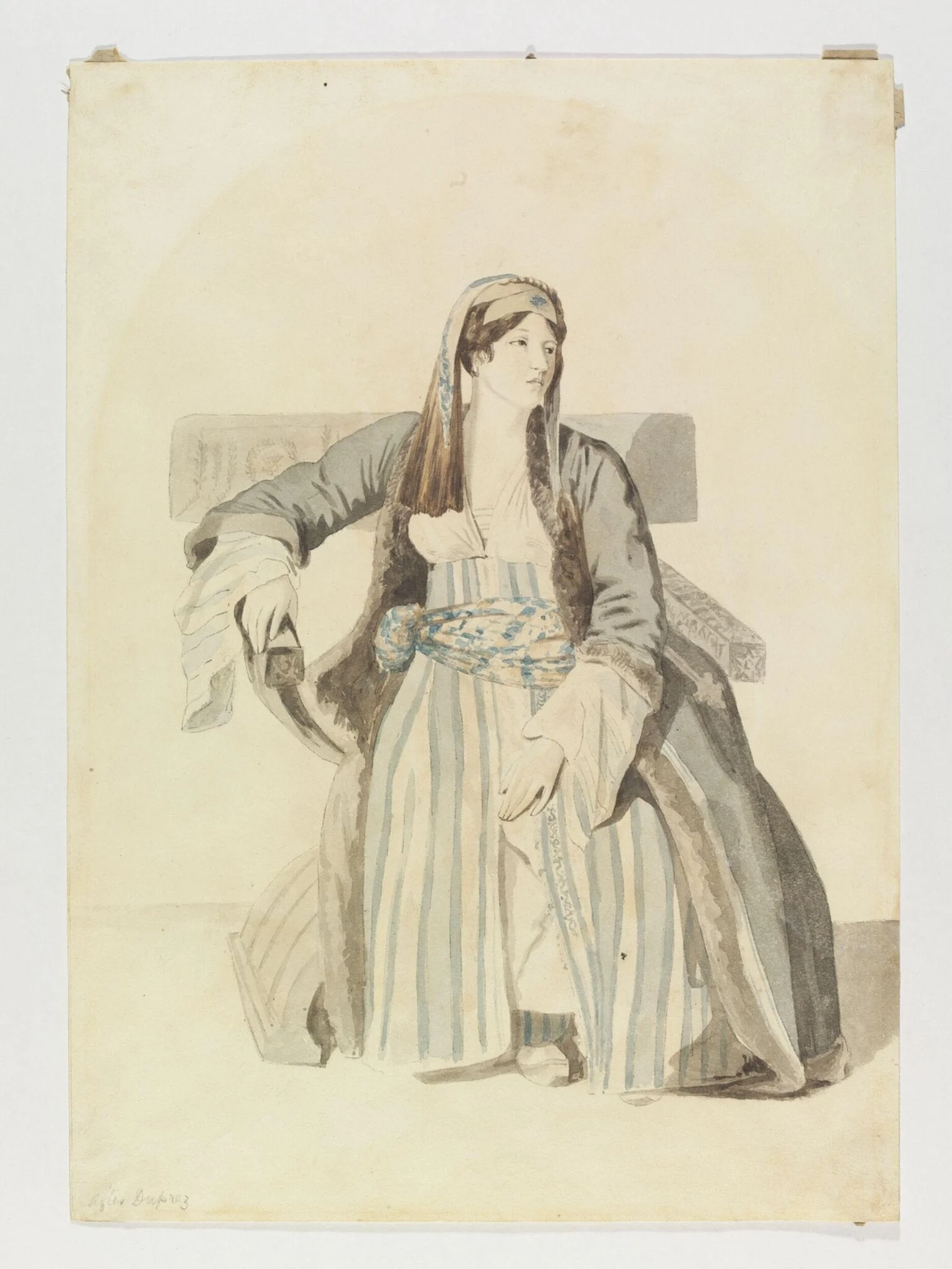 Une Demoiselle Grecque de Livadie, detail