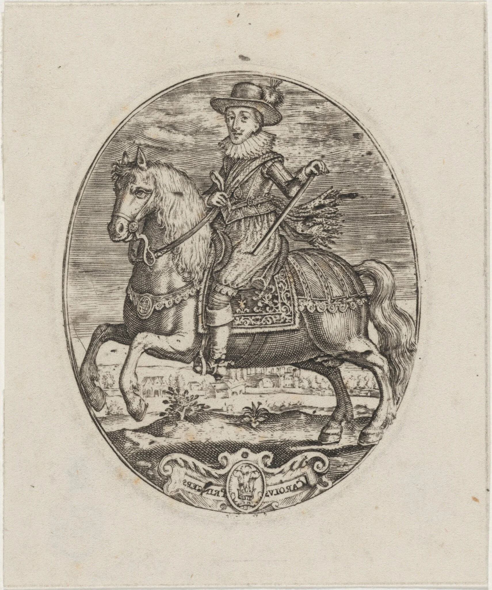 Charles I, King of England, On Horseback, detail