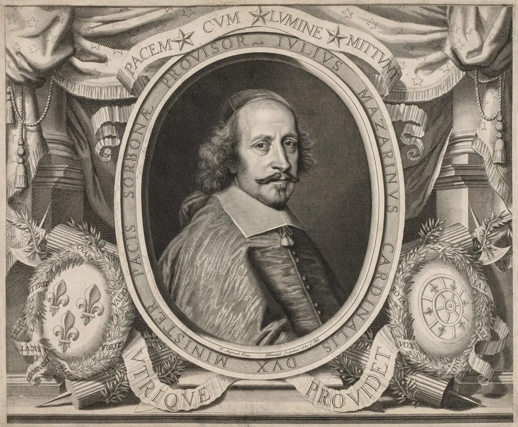 Cardinal Mazarin, by Robert Nanteuil, 1660