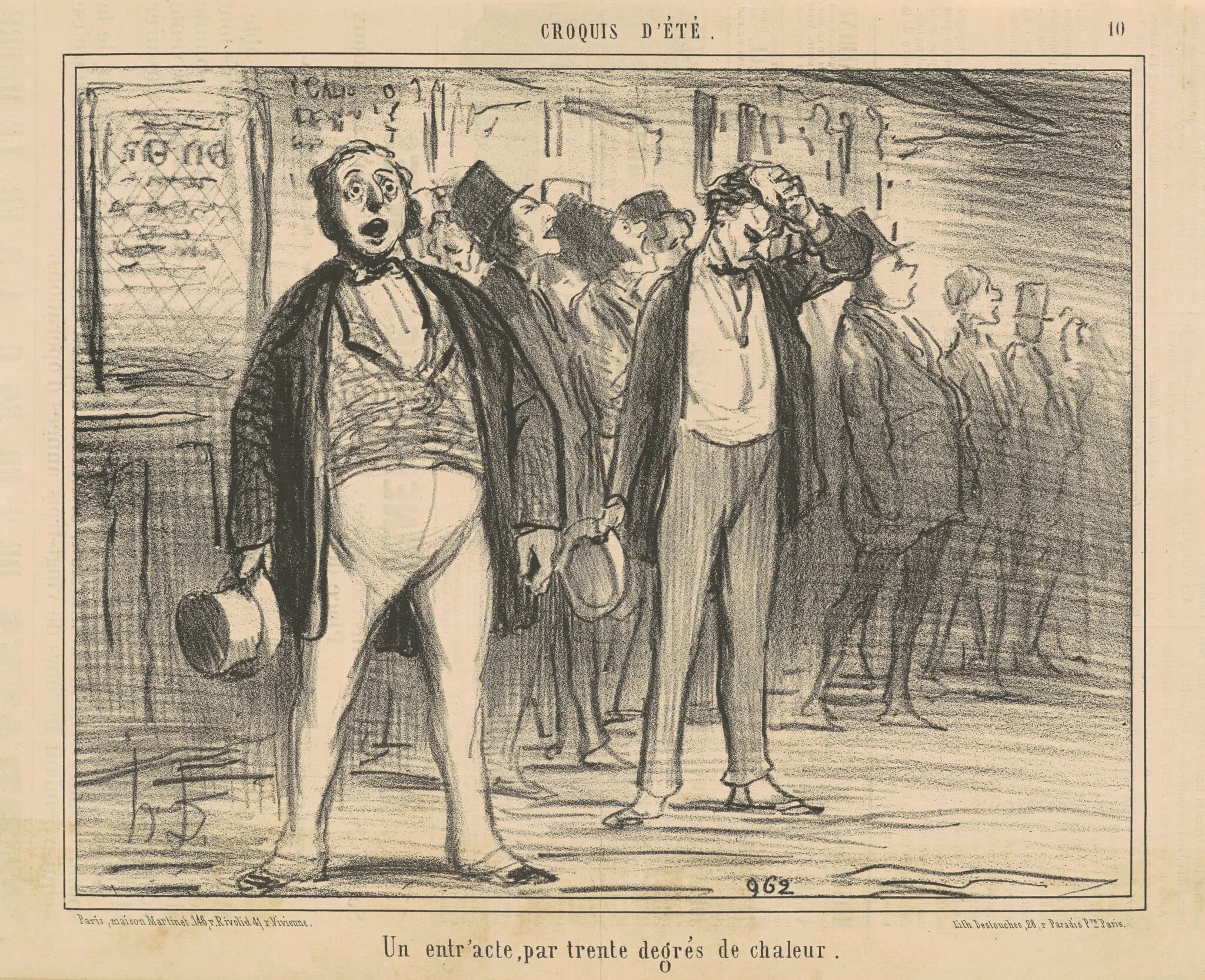 Un entr'acte, par trente degrés de chaleur, detail