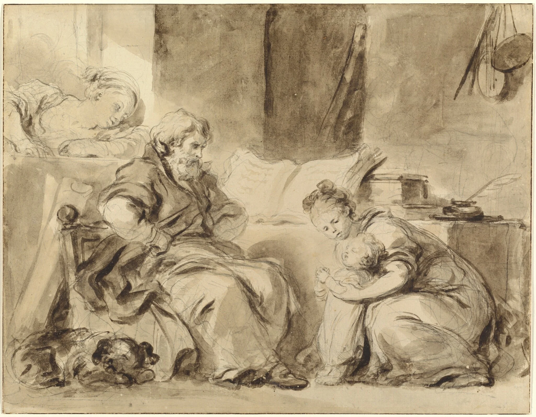 A Prayer for Grandpapa, detail