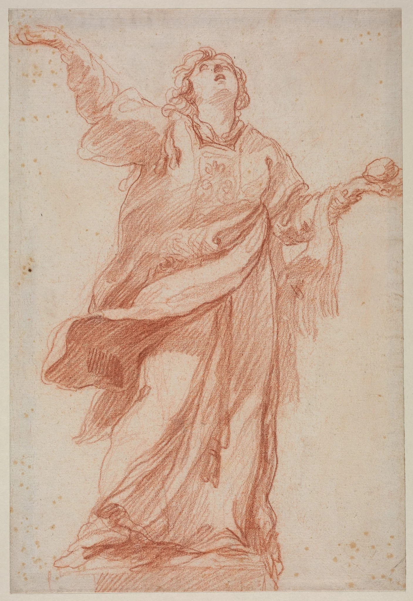 Saint Stephen in Ecstasy, detail