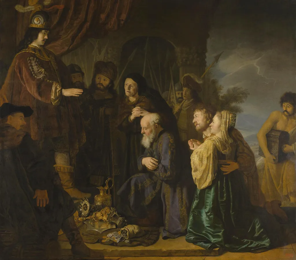 The Magnanimity of Scipio Africanus, by Jan Victors, oil, 1640