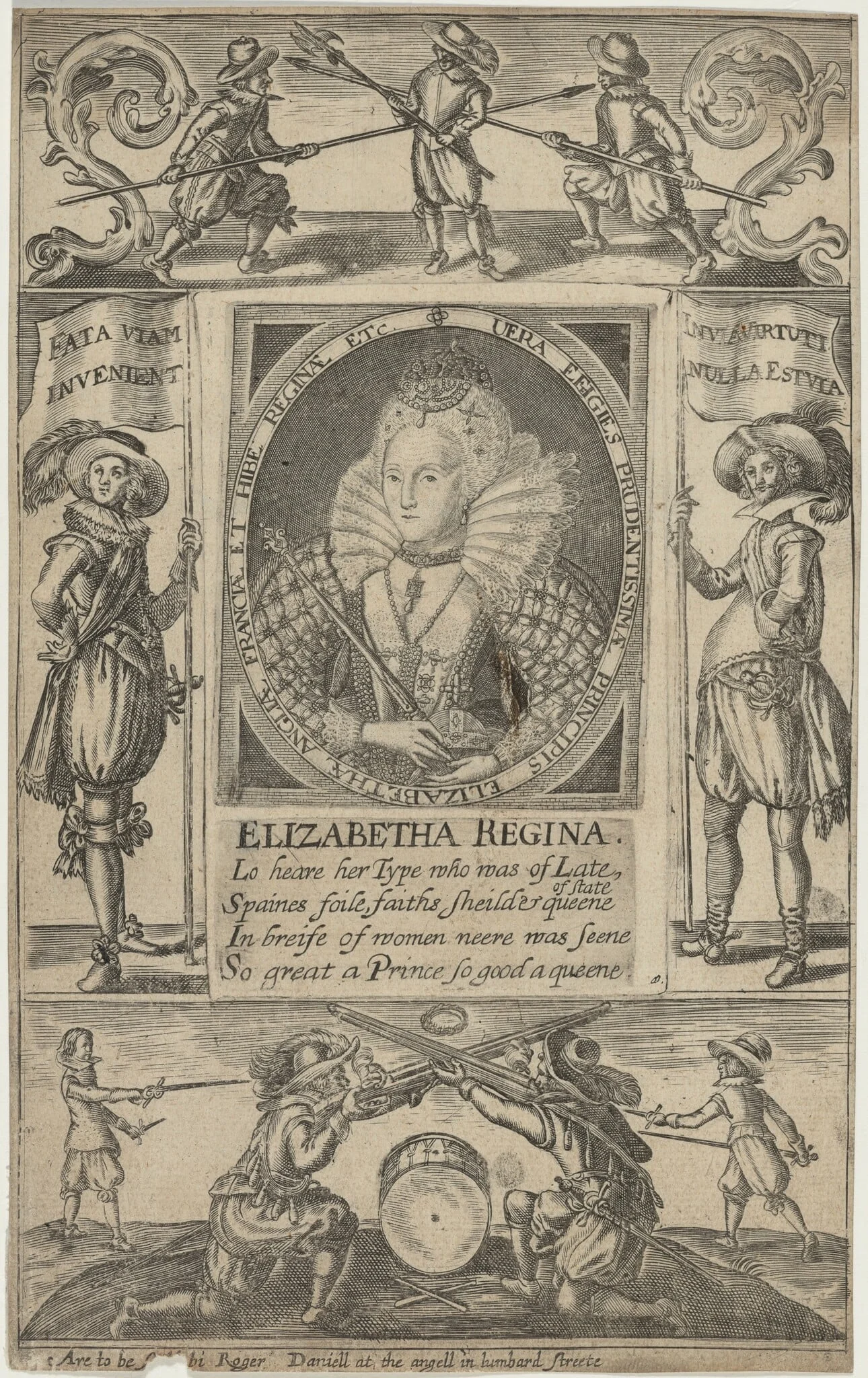 Queen Elizabeth, detail
