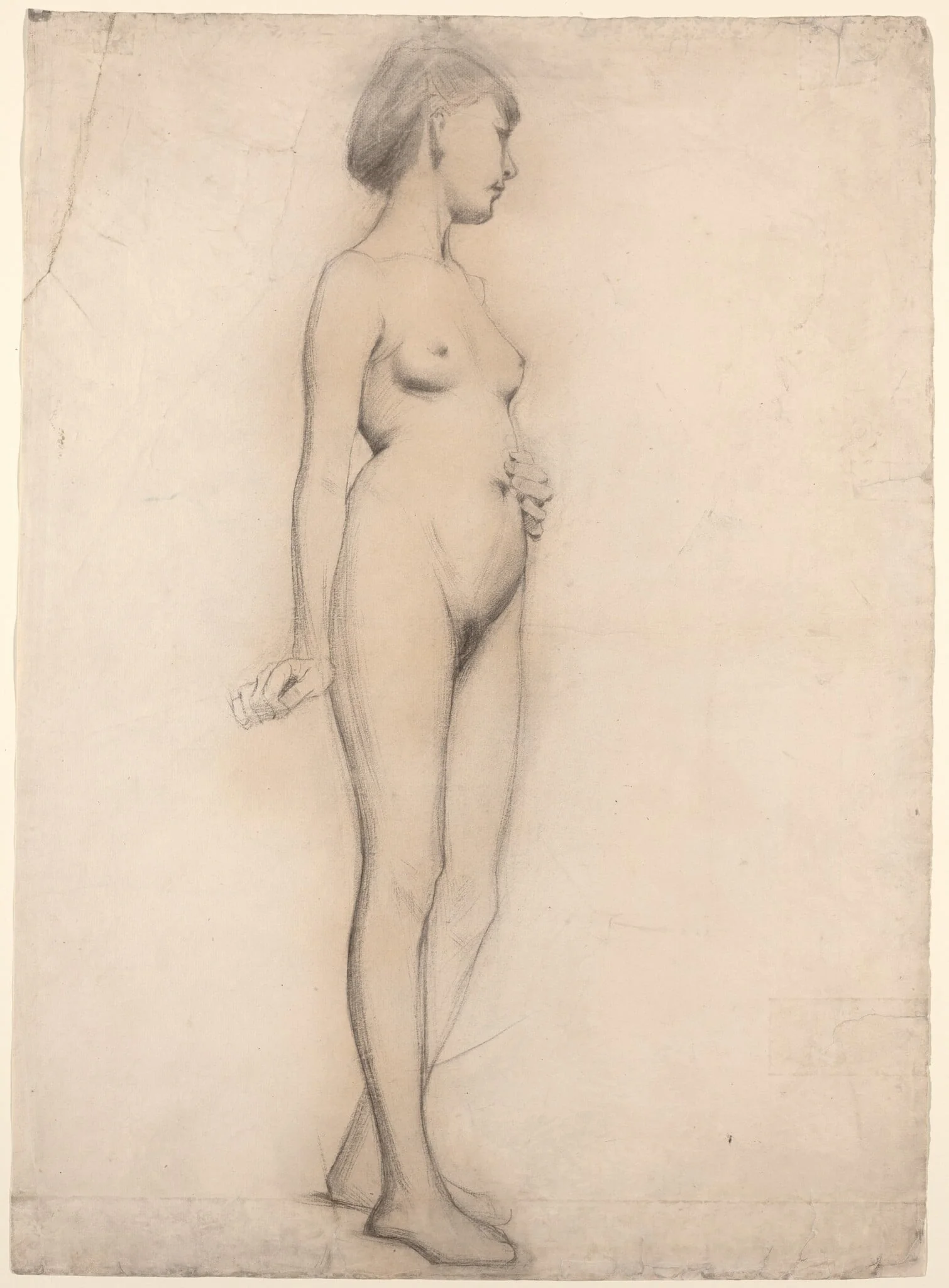 Standing Nude Girl, detail