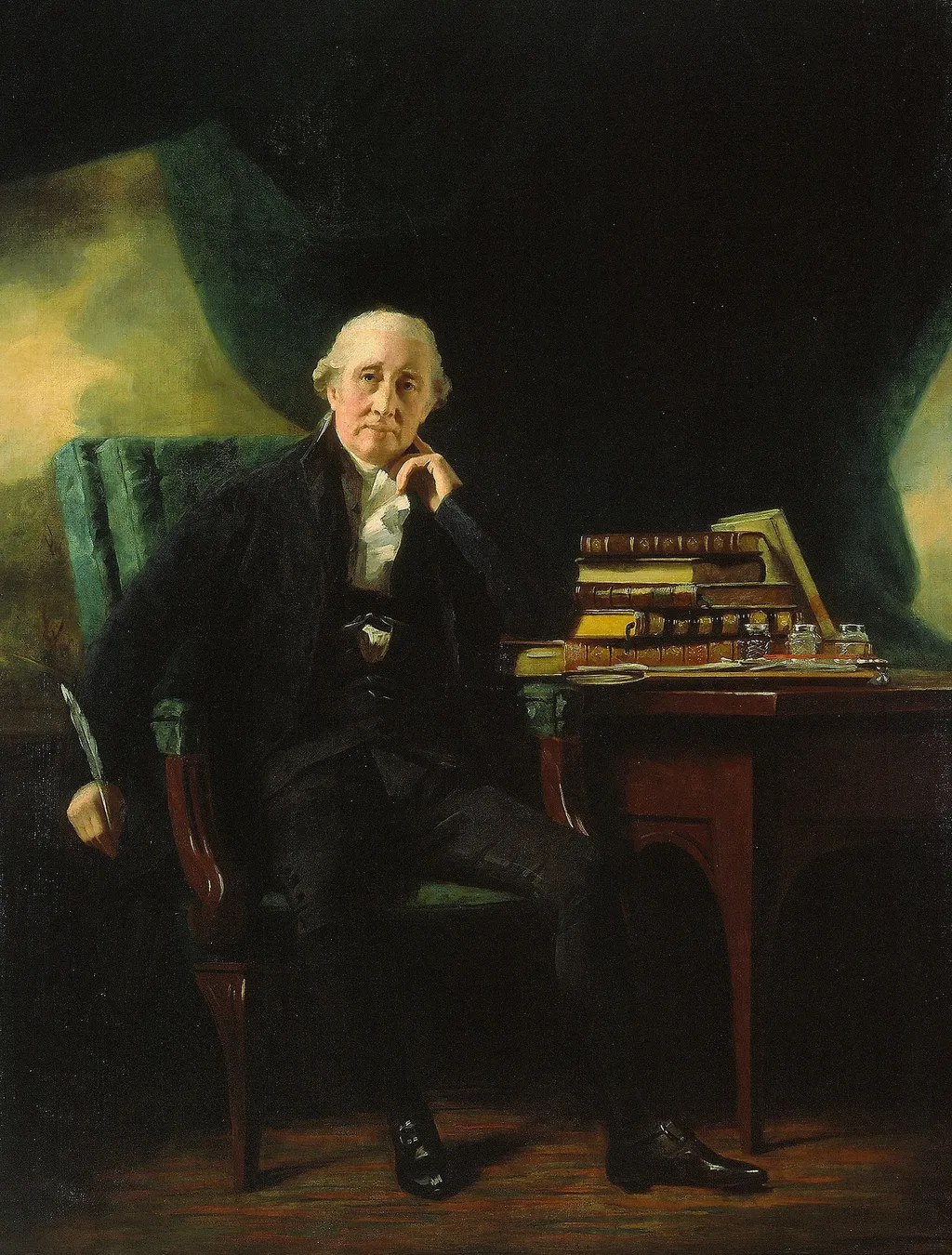 Adam Rolland of Gask II, by Henry Raeburn, oil, 1800