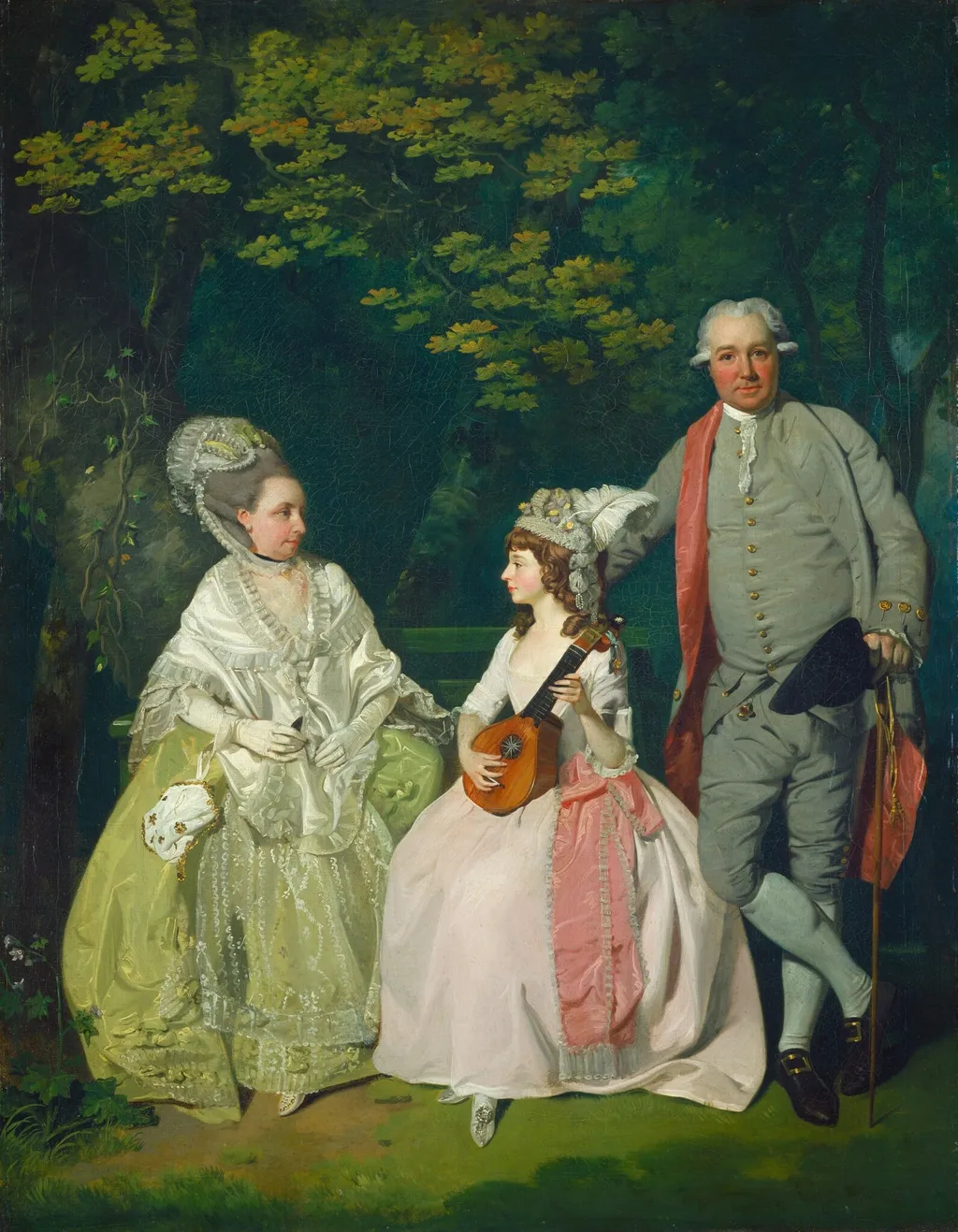 Family Group, by Francis Wheatley, oil, 1778