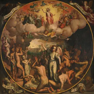 Last Judgment, by Aert Pietersz, oil, 1611